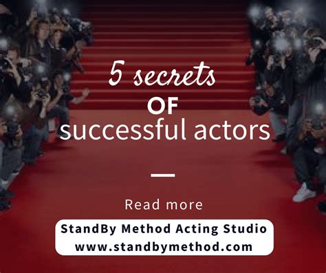 Success in Acting and Beyond 