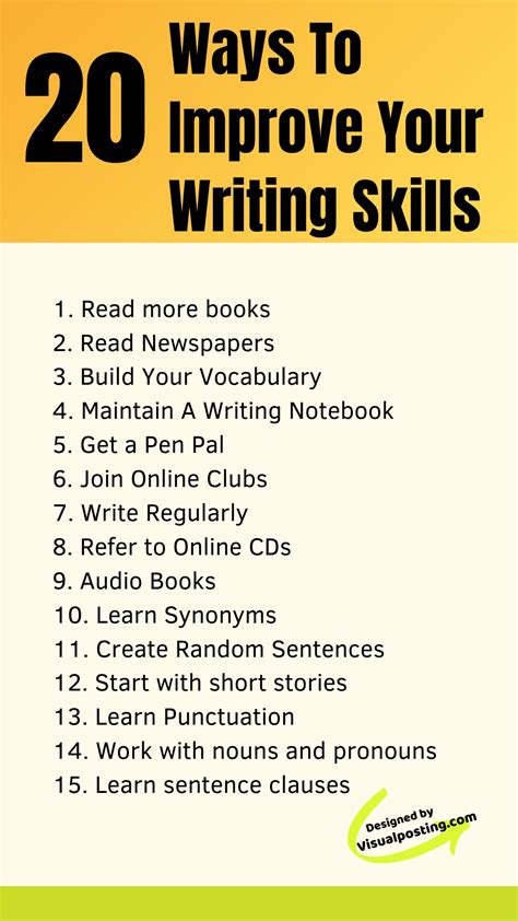 10 Ways to Enhance Your Writing Abilities