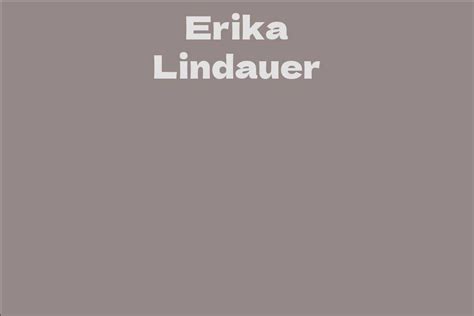 A Glimpse into Erika Lindauer's Unique Fashion Sense