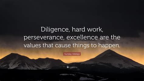 A Path of Diligence and Perseverance
