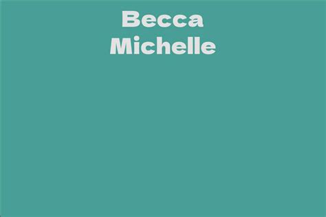 About Becca Michelle