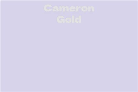 About Cameron Gold