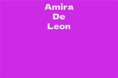 Age is Just a Number: The Remarkable Impact of Amira De Leon at a Tender Age