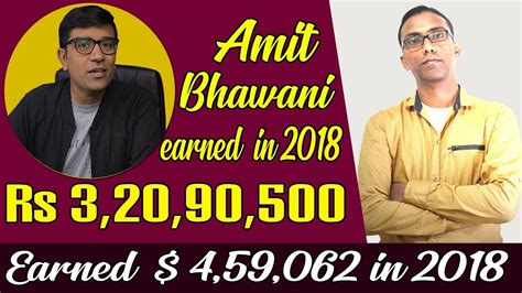Amit Bhawani's Financial Success