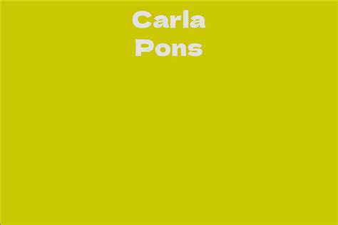 An Analysis of Carla Pons' Achievements, Accolades, and Influence in the Adult Entertainment Industry