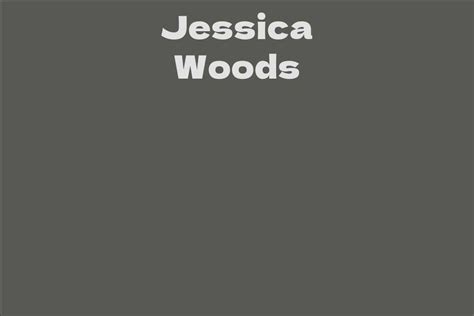 Beyond Fame: Jessica Woods's Net Worth and Financial Achievements
