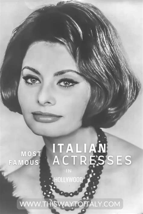 Biography of the Talented Italian Actress