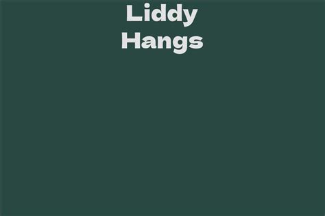 Counting the Coins: Liddy Hangs' Impressive Financial Assets