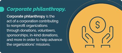 Engaging in Philanthropy and Contributing to Charitable Causes