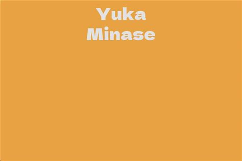 Expectations for Yuka Minase's Future Endeavors and Career Path
