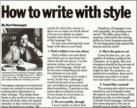 Exploring Vonnegut's Unique Writing Style and Genre
