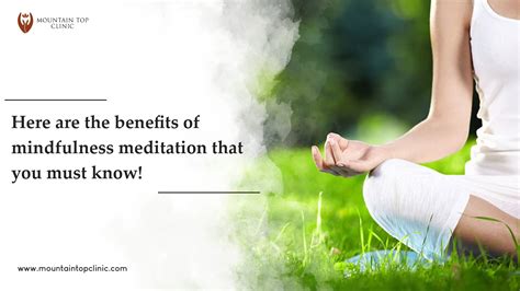 Exploring the Benefits of Mindfulness Meditation
