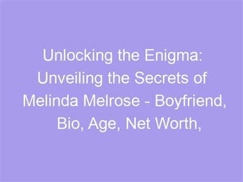 Exploring the Enigma: Unlocking Age's Secrets