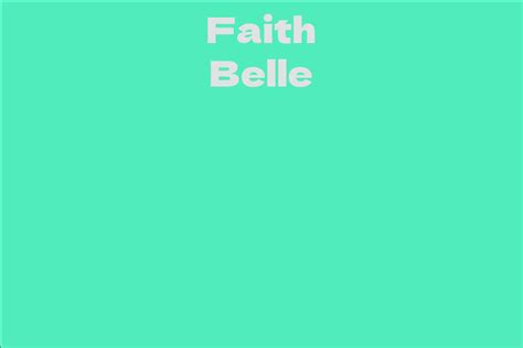 Faith Belle: A Multi-talented Individual excelling in the Fields of Modelling and Business