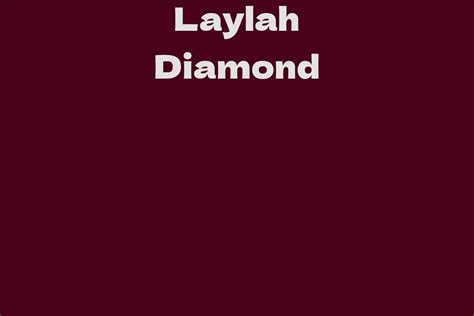 Figure: The Beauty and Elegance of Laylah Diamond