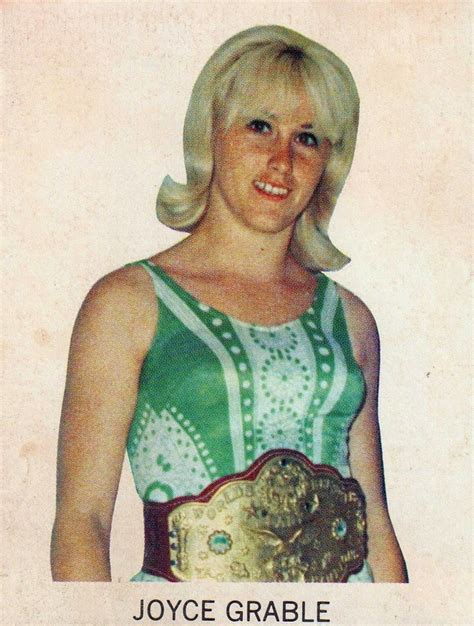 Figuring It Out - Joyce Grable's Iconic Wrestling Persona