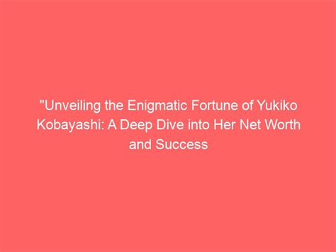Financial Accomplishments: Unveiling Yukiko Hachisuka's Path to Success 
