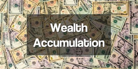 Financial Standing and Wealth Accumulation