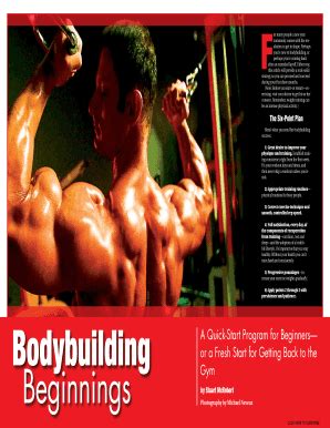 From Modest Beginnings to Bodybuilding Success