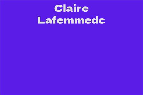 Height Matters: How tall is Claire Lafemmedc?