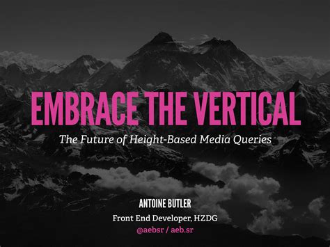 Heightening Confidence: Embracing Vertical Prowess