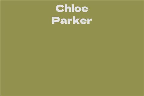 Hollywood's Rising Star: Chloe Parker's Unbelievable Wealth