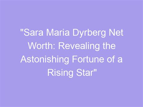 Inside the Astonishing Fortunes of Sara