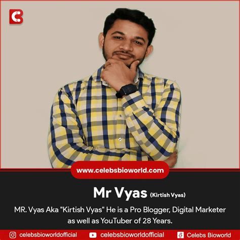 Introduction to MR VYAS Biography