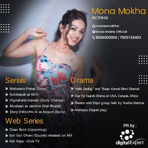Mona Mokha: An Aspiring Talent in the Entertainment Scene