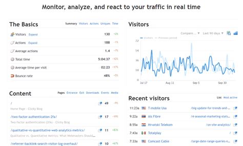Monitor and Analyze the Traffic Data of Your Website