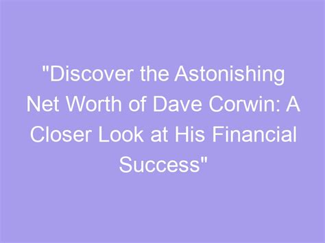 Net Worth and Success: A Closer Look