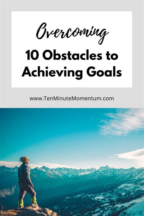 Overcoming Challenges and Achieving Goals