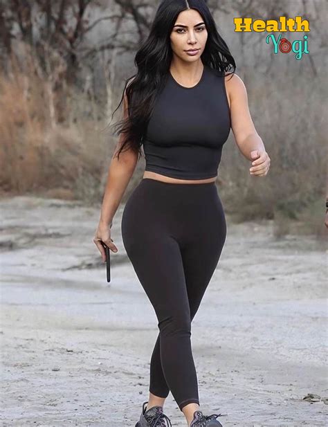 Shaping the Perfect Figure: Kim Kardashian's Dedication to her Fitness Regime
