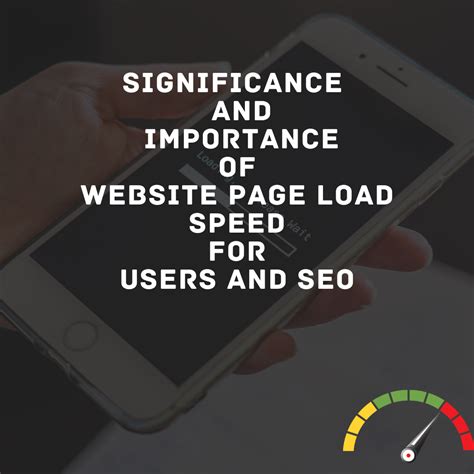 Significance of Page Load Speed