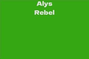 The Bottom Line: Alys Rebel's Financial Worth and Influence