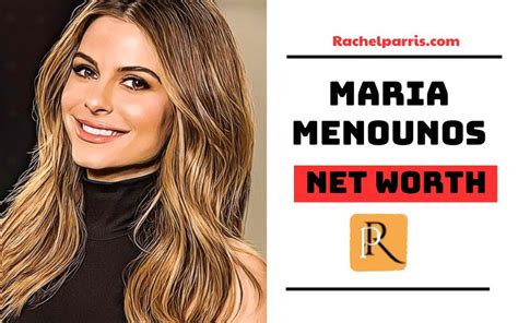 The Financial Achievement of Maria Menounos: A Remarkable Journey