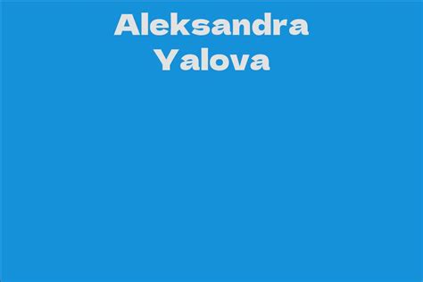The Influence of Social Media on Aleksandra Yalova's Professional Journey
