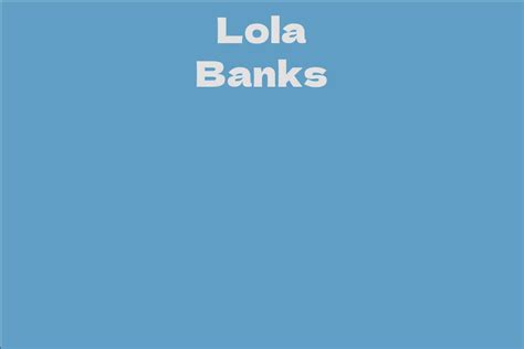 The Journey to Stardom of Lola Banks