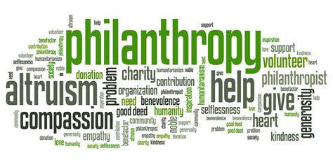 The Philanthropic Side: Contributions and Advocacy