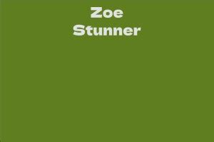 The Pursuit of Stardom: Zoe Stunner's Career Highlights and Notable Achievements