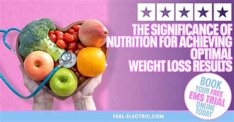 The Significance of Nutrition in Achieving and Sustaining Optimal Weight