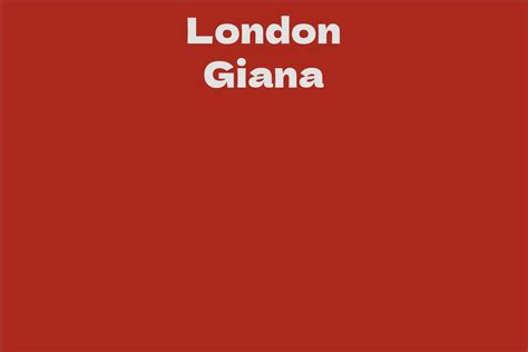 The Wealth and Business Ventures of London Giana
