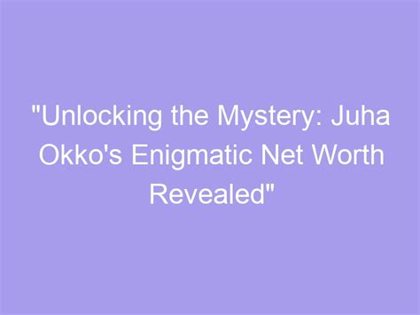 Unlocking the Mystery: The Enigmatic World of Tomoka Wakamatsu's Height and Figure