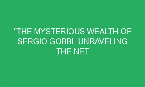 Unraveling Financial Insights: The Wealth Story of the Enigmatic Personality