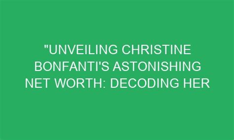 Unveiling Christine Law's Financial Success