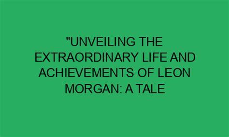 Unveiling the Accomplishments and Triumphs of Patience Morgan