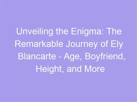 Unveiling the Enigma: Age, Stature, and Silhouette