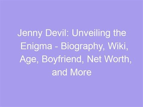 Unveiling the Enigma: Jenny Pollino's Age, Height, and Figure