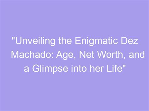 Unveiling the Enigmatic Personality: An Intimate Glimpse into Wendy Jo's Life