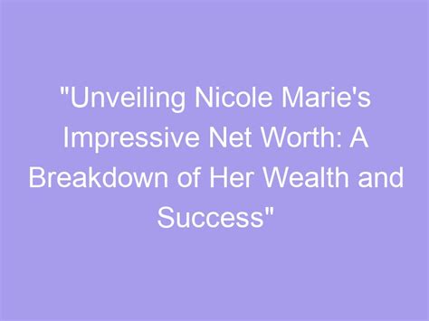 Unveiling the Impressive Wealth of Nancy Harwood